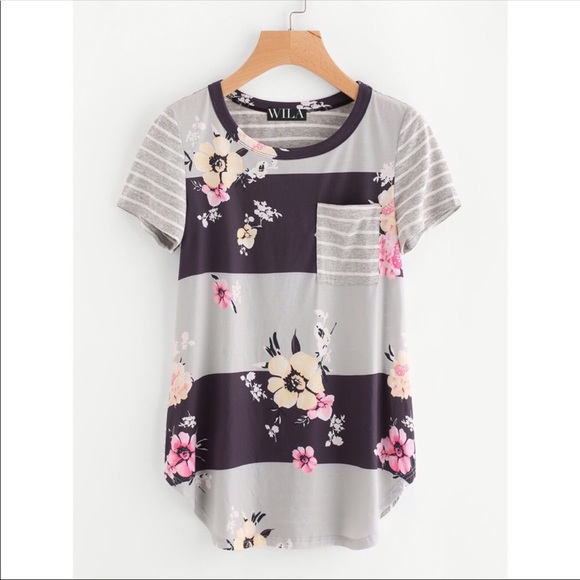 WILA Tops - WILA Floral T-Shirt